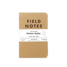 Plain Field Notes 3PK