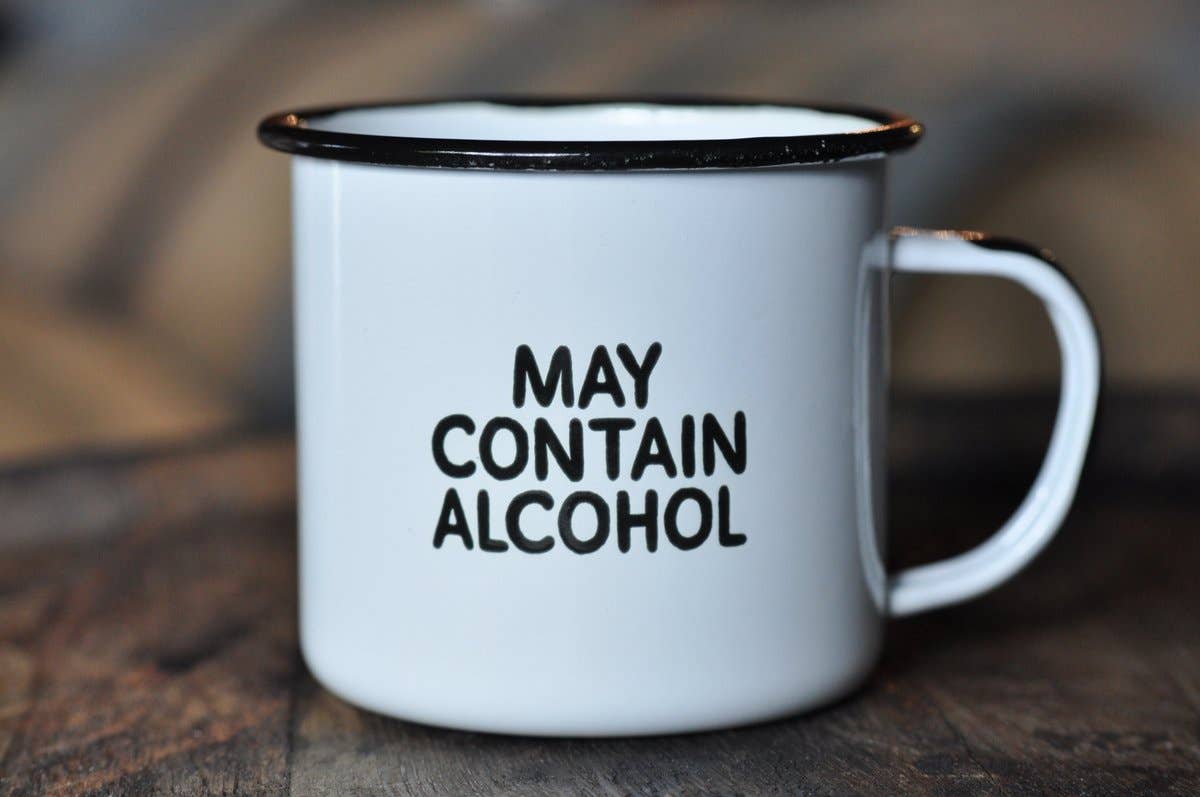 May Contain Alcohol | Enamel Mug