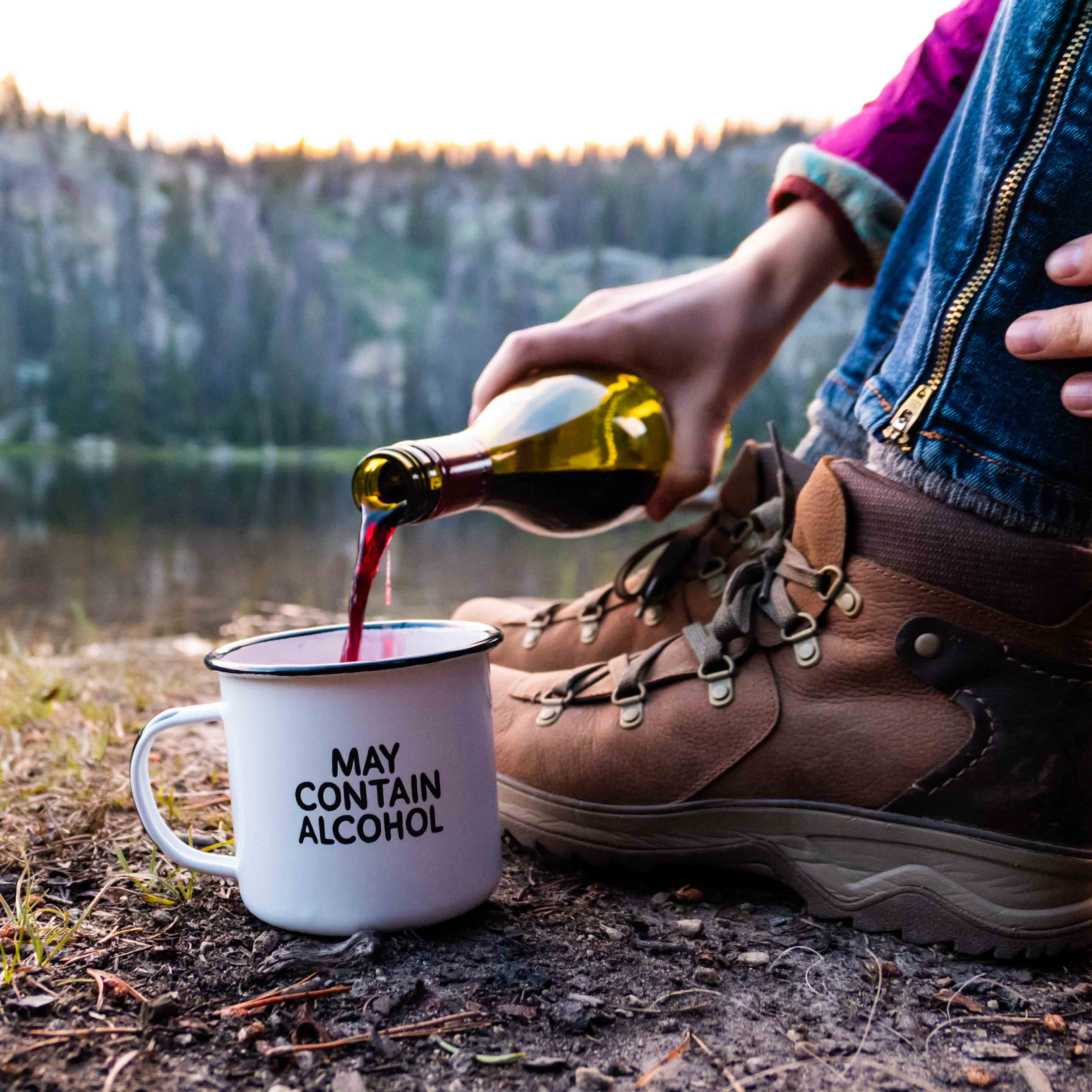 May Contain Alcohol | Enamel Mug