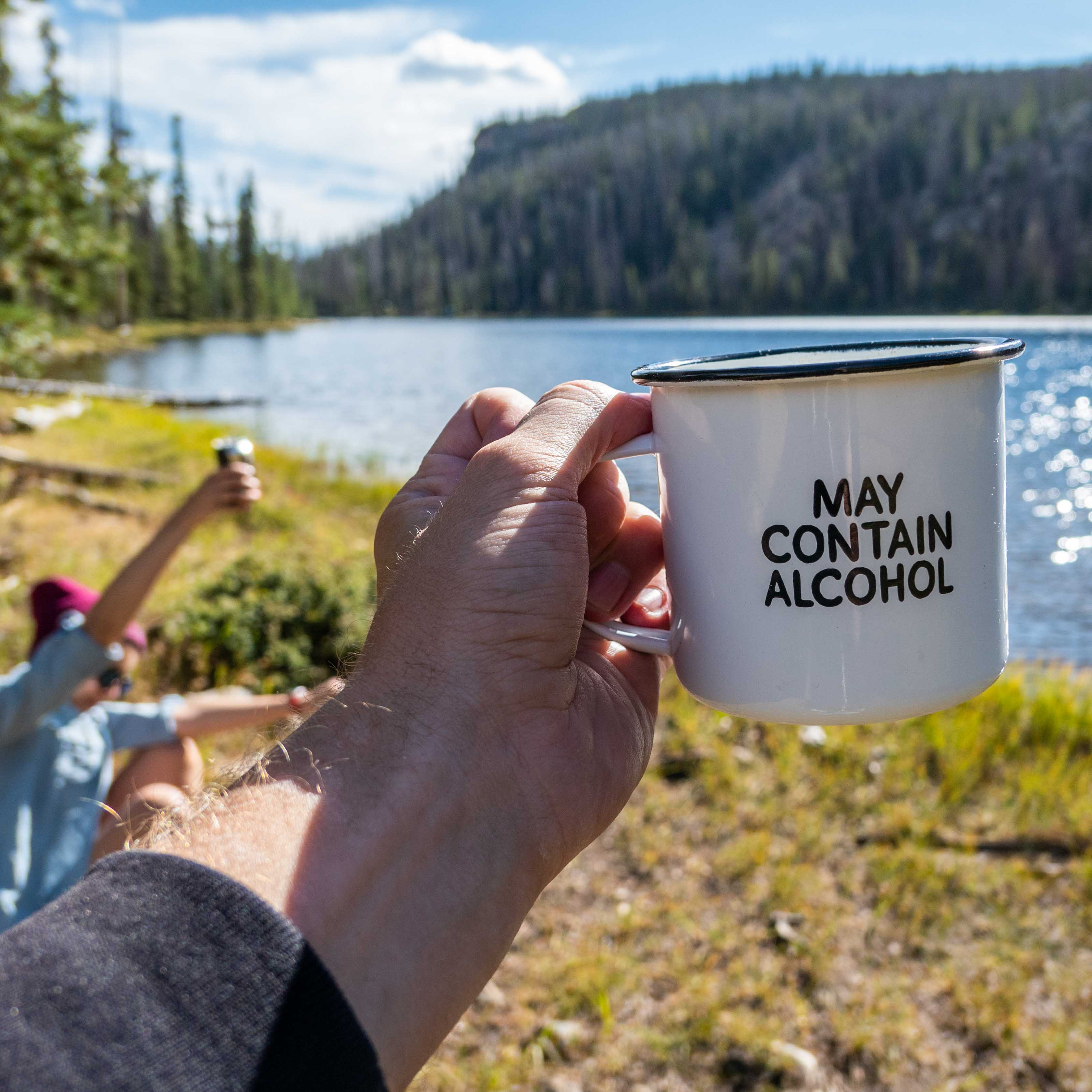 May Contain Alcohol | Enamel Mug