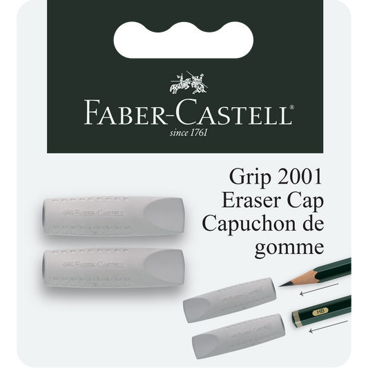 Grip 2001 Pencil Eraser Cap Set of 2