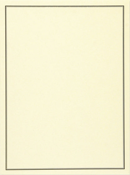 Black & Cream Stationery Set