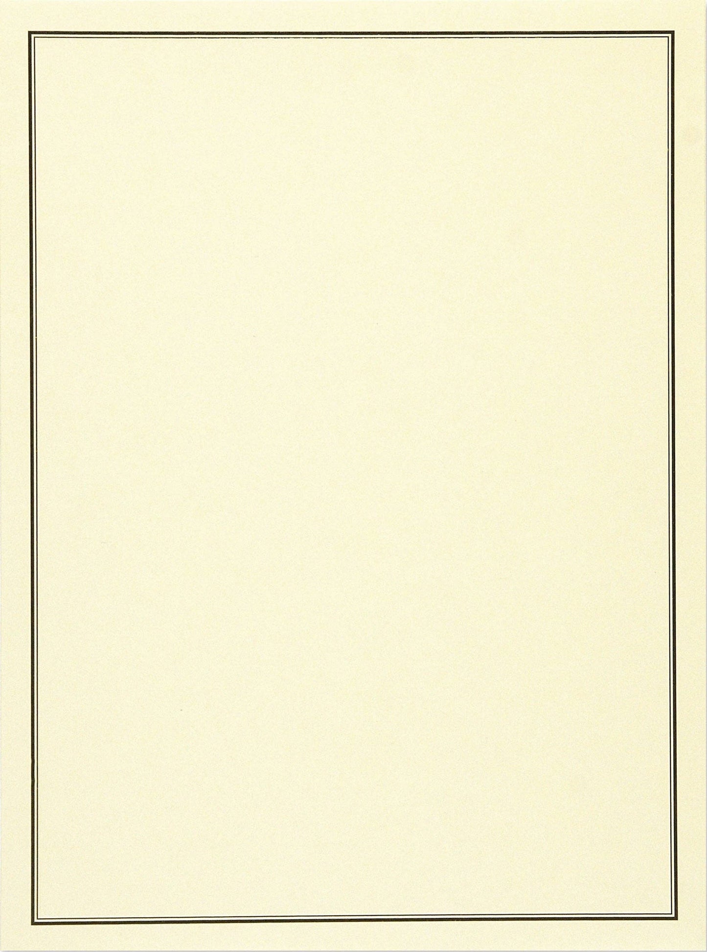 Black & Cream Stationery Set