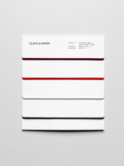 Exterior Bands | Vinyl Travel Cover: Ash, Lisbon, Nori, & Avant Garde