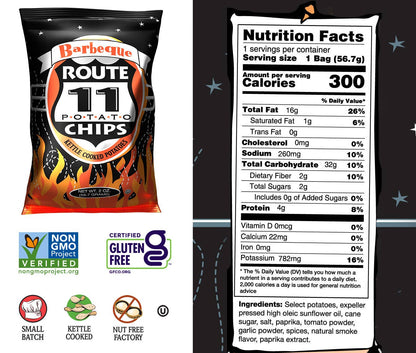 Route 11 Barbeque Potato Chips (2oz)