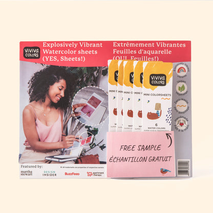 Point of Sale - Refill Pack of 25x Mini-Colorsheets