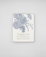 Wishing You the Happiest of Birthdays Letterpress Card