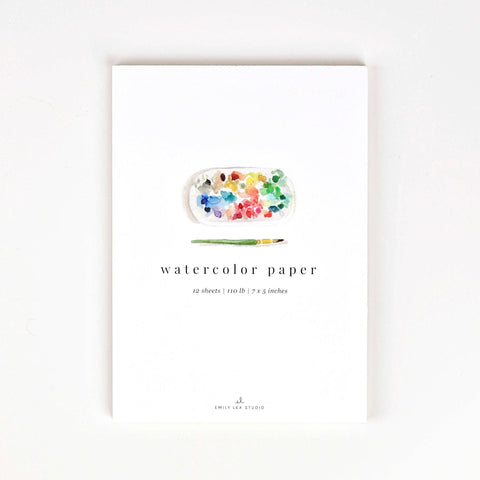 Watercolor paper: 5x7