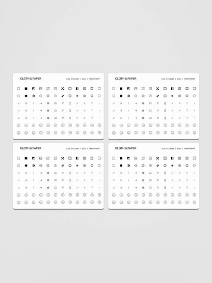 Bujo - Icon Stickers
