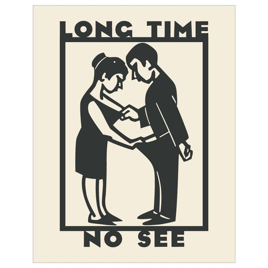 Long Time No See Couple Magnet
