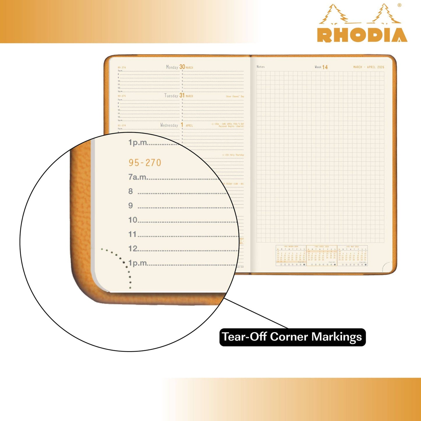 Rhodia Planner For 2027: Sapphire