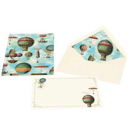Portfolio Cards Large Size, Note Cards, Italian Stationery: PEACOCK