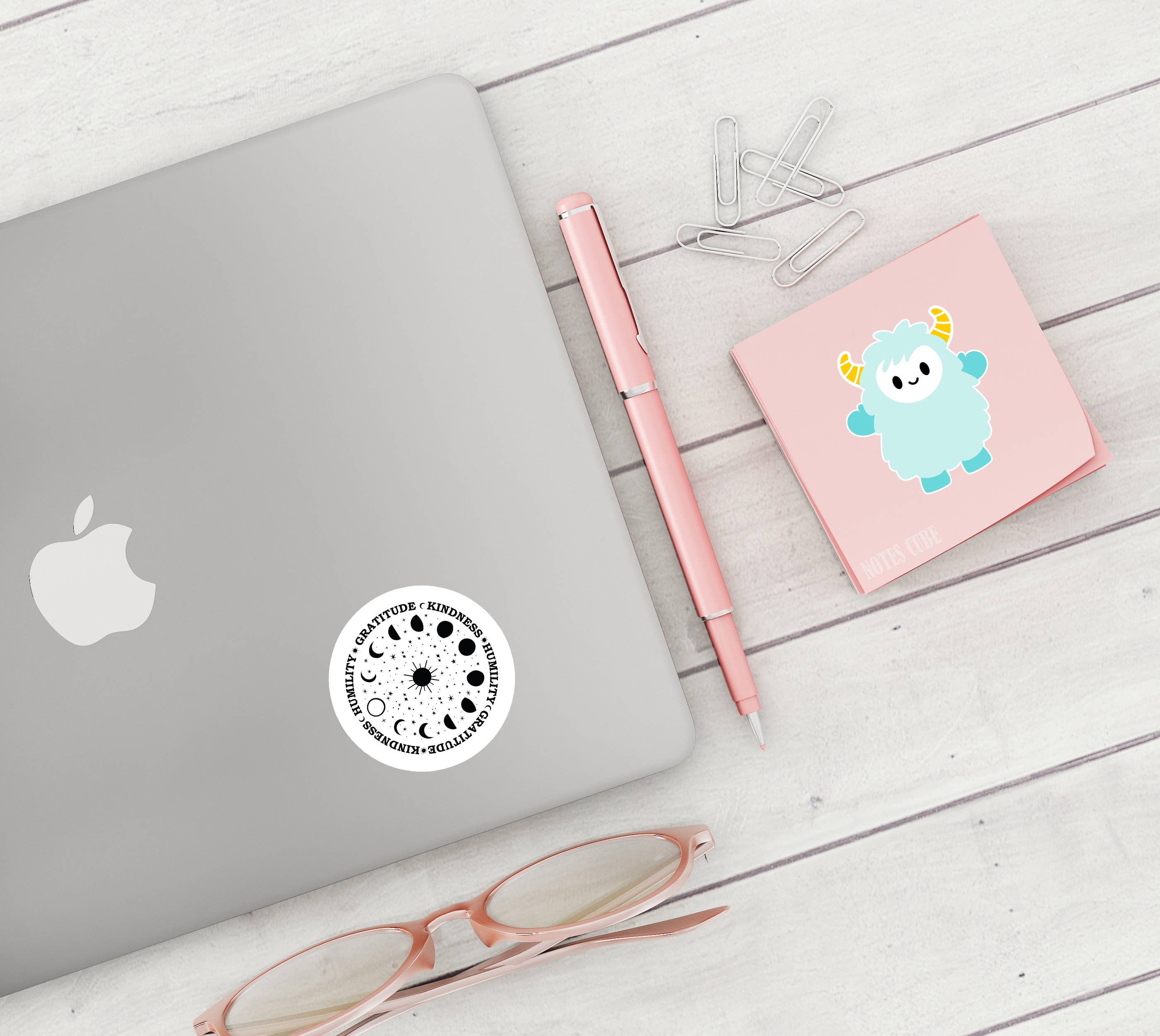 Humanity Gratitude Kindness Sticker Metaphysical Intention