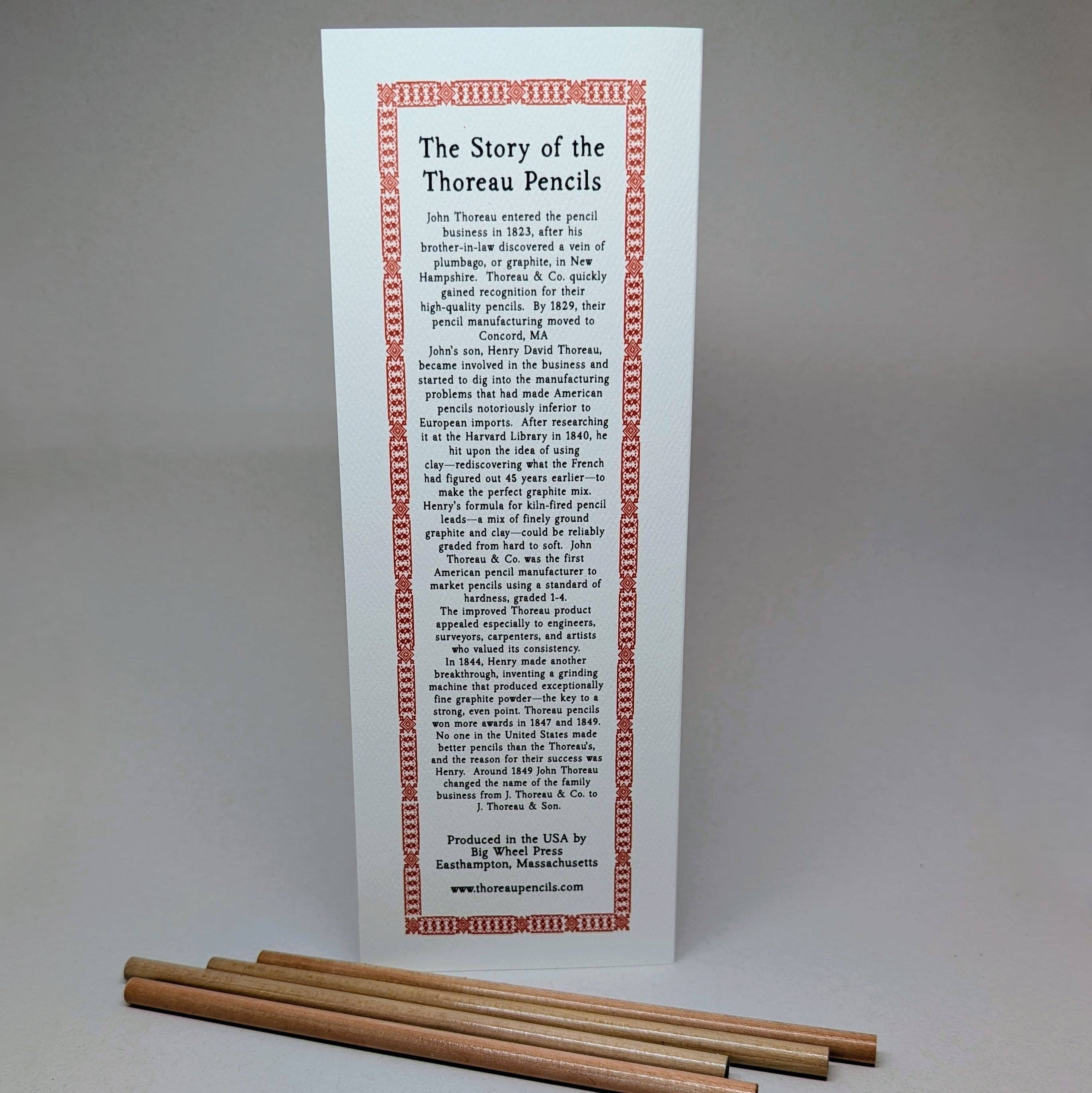 Thoreau & Son - Pencil Set of 4