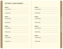 Watercolor Sunset Internet Address & Password Logbook