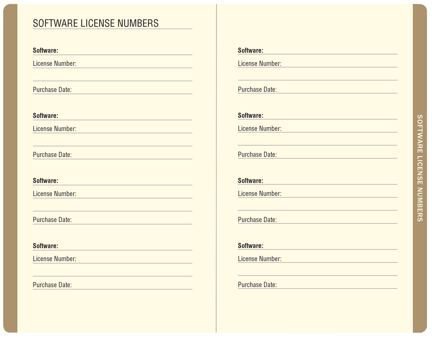 Watercolor Sunset Internet Address & Password Logbook