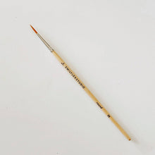 Watercolor paintbrush set of five wood brushes