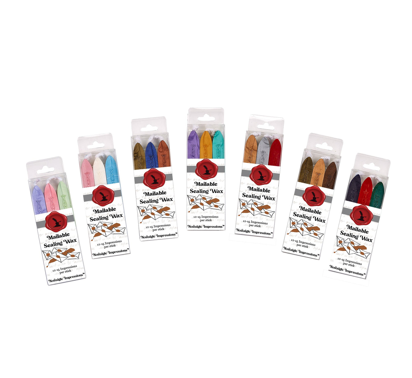 Flexible Letter Sealing Wax - Popular Color Tri-Packs