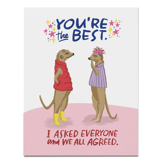 You're the Best Thank You Card