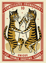 Cat Complicated Friendship Greeting Cards