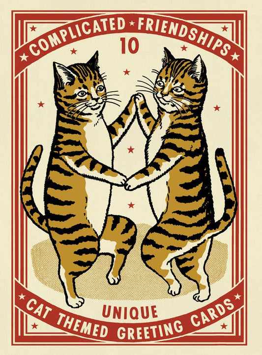 Cat Complicated Friendship Greeting Cards