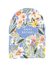 Happy Birthday Floral Arch