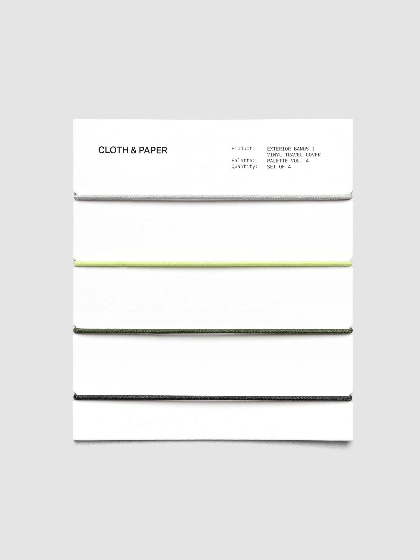 Exterior Bands | Vinyl Travel Cover: Ash, Lisbon, Nori, & Avant Garde