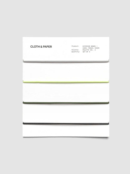 Exterior Bands | Vinyl Travel Cover: Ash, Lisbon, Nori, & Avant Garde