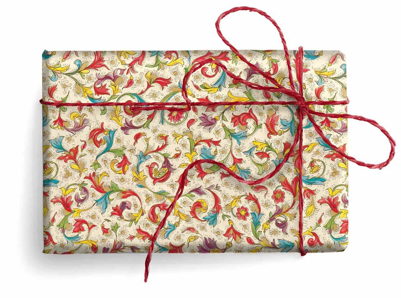 Florentine  Wrapping Paper, Regular Sheets 19.7 x 27.6 in.: Primavera