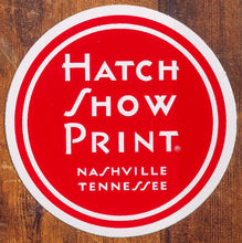 Hatch Show Print Logo Sticker