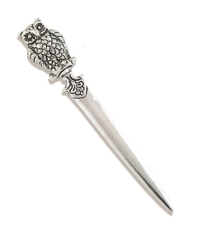 Owl Letter Opener Antique-style 7" Gift Box -Made in Italy