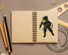 Queer Astronaut Sticker - Vintage Rainbow Astronaut Cosmonau