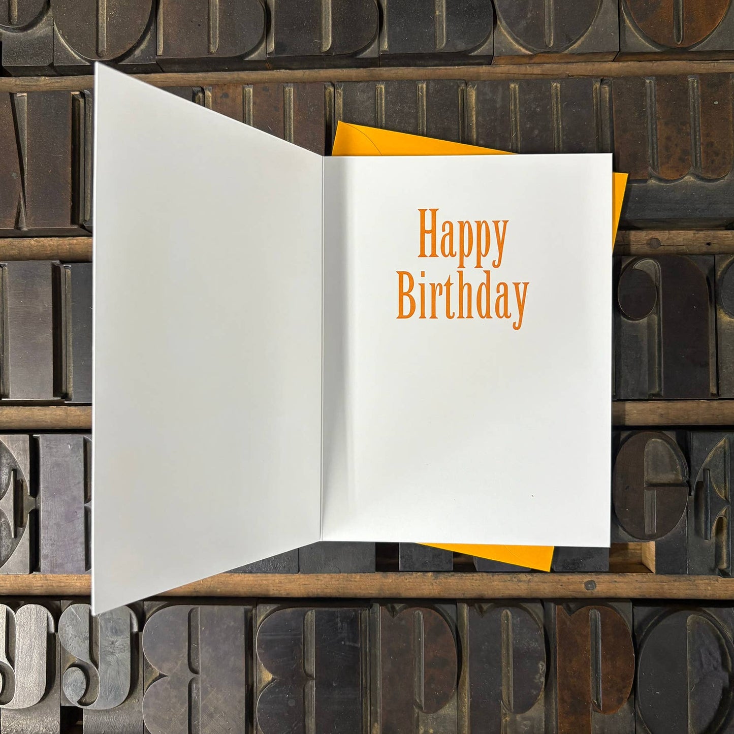 39 Again? Birthday Letterpress Greeting Card