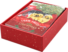 Festive Pups Small Boxed Holiday Cards
