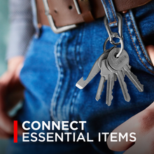 KeyClip Secure Carabiner Clip | Stainless Steel