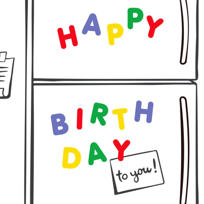 Birthday Fridge