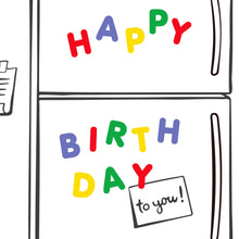Birthday Fridge
