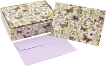 Amethyst Butterflies Note Cards