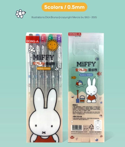 MIFFY Scented Gel Pen  5 Colors SET 0.5mm