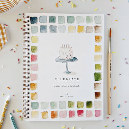 Celebrate watercolor workbook