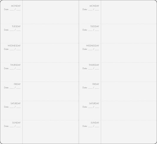 Voyager Undated Calendar Refill (2-pack)