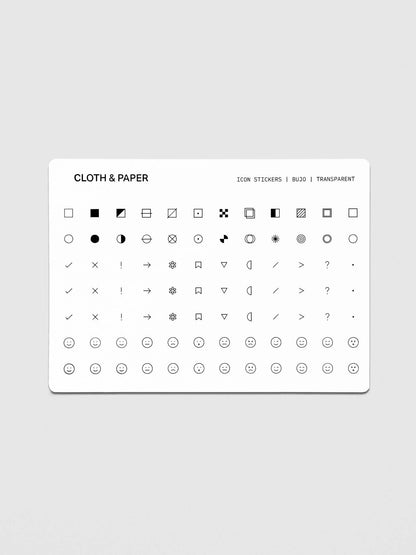 Bujo - Icon Stickers