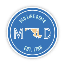Old Line State Maryland Sticker