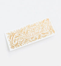 Champagne Floral Congrats No. 10 Card