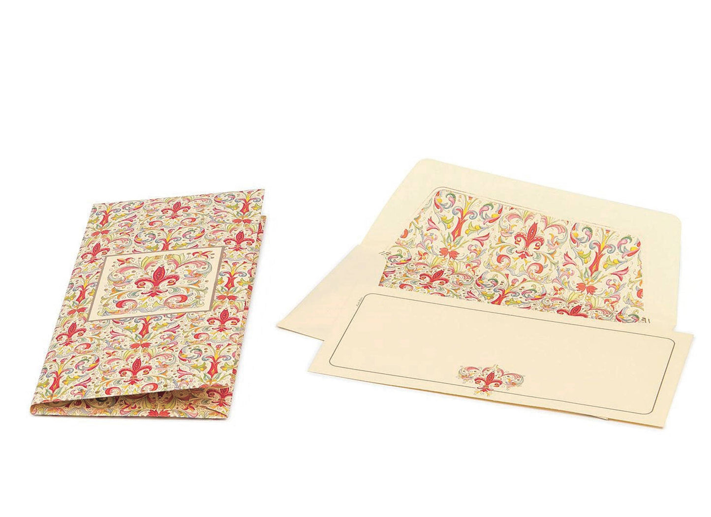Long Portfolio Note Cards - CALLIGRAPHY