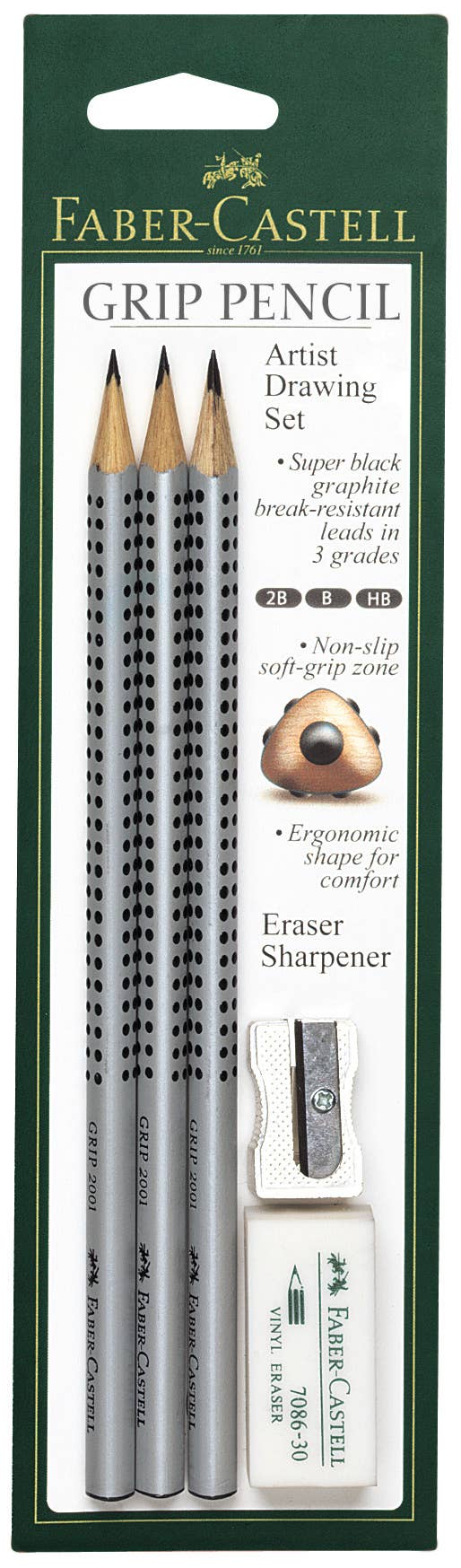Grip 2001 Graphite Pencils, Artist Drawing Set
