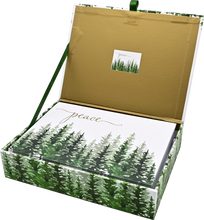 Winter Evergreens Deluxe Boxed Holiday Cards