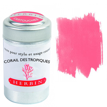 Rose Cyclamen (Pink Cyclamen) Fountain Pen Ink Cartridges - Tin of 6