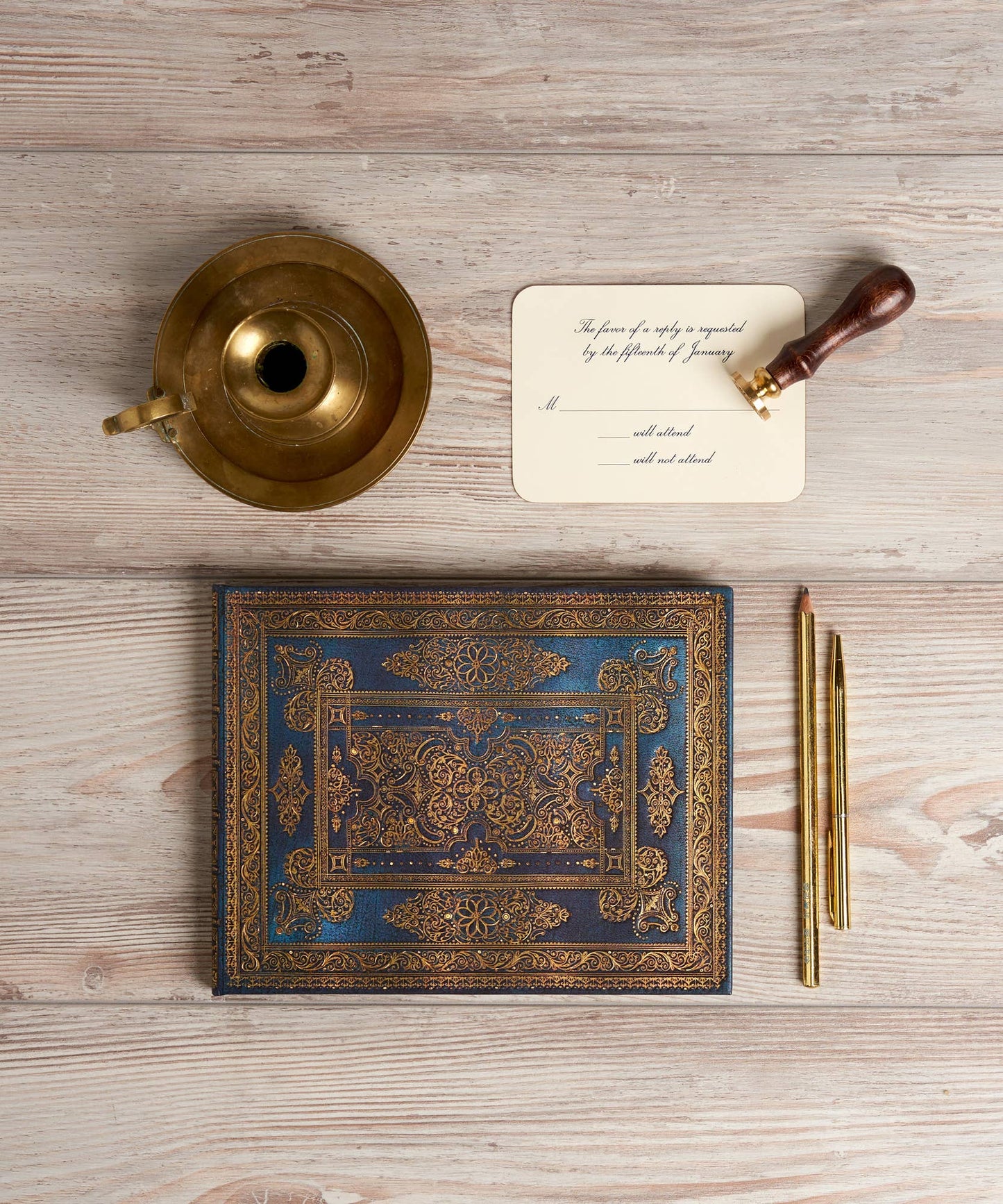 Paperblanks Blue Luxe Hardcover: Mini / Lined