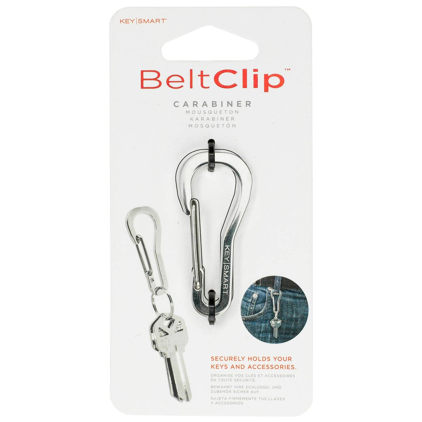 Belt Clip | Polished Caribiner